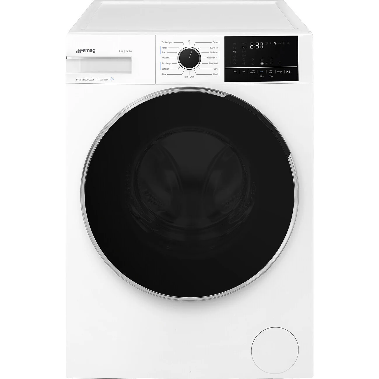 60cm 8kg White Freestanding Washing Machine - Image 6