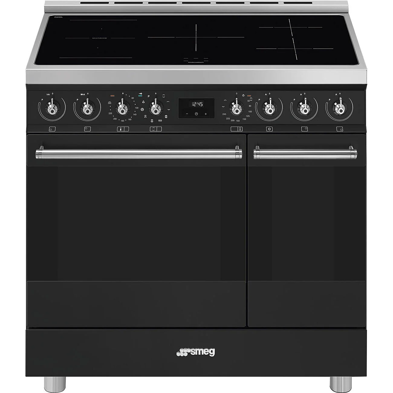 90cm Double Cavity Pyrolytic Cooker with Induction Hob - Image 11
