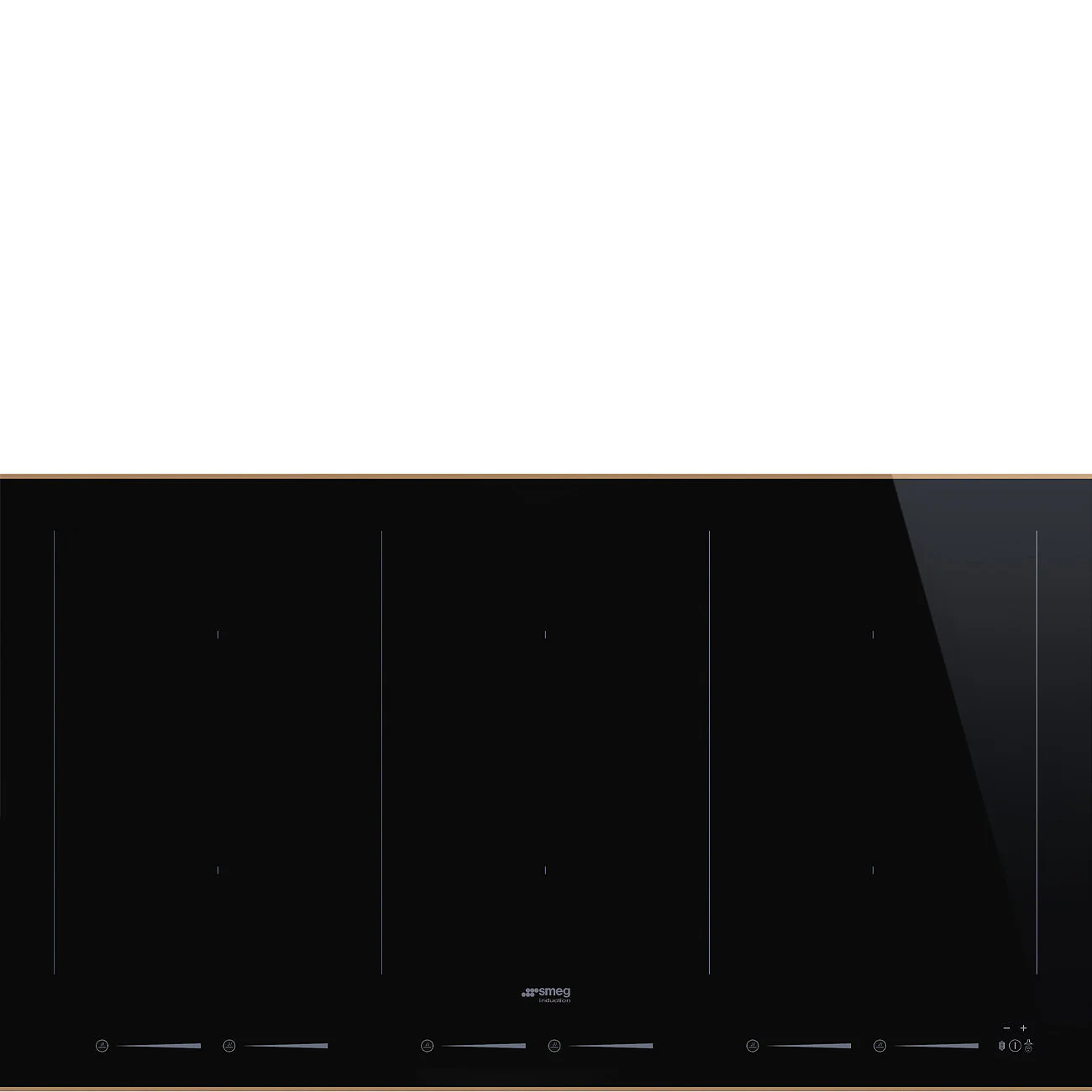 SIM6964R 90cm Dolce Stil Novo Induction Hob with Copper Trim - Image 6