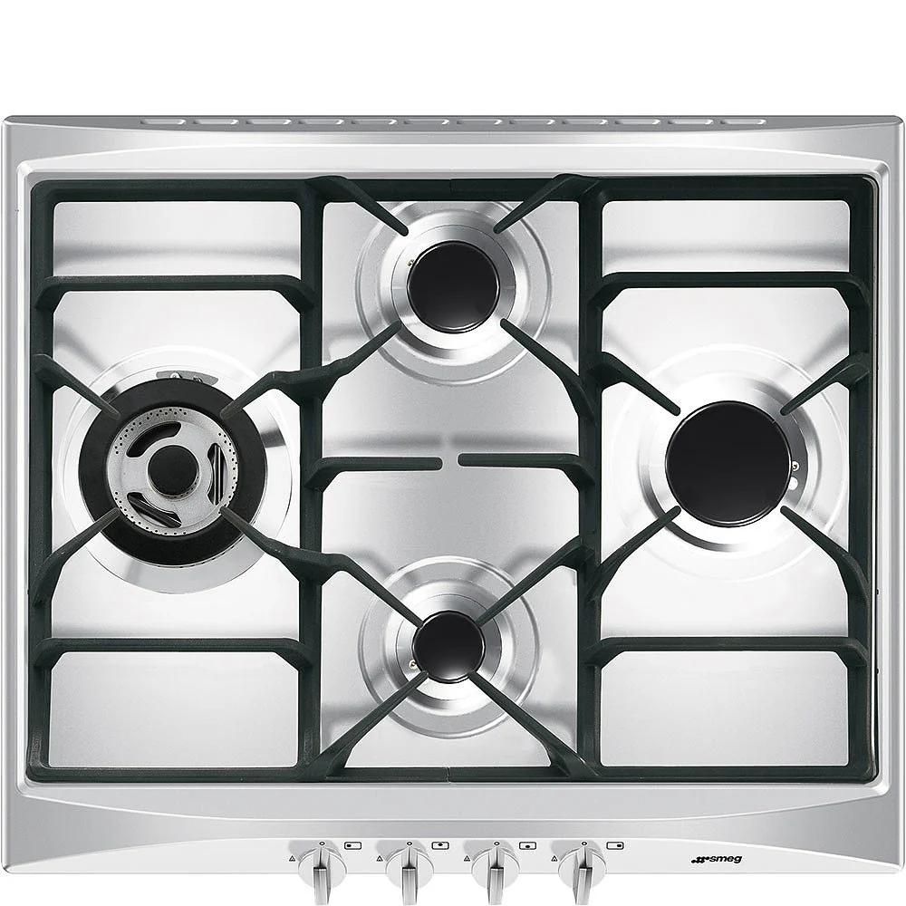 SR264XGH2 60cm Cucina Gas Hob Stainless Steel - Image 2